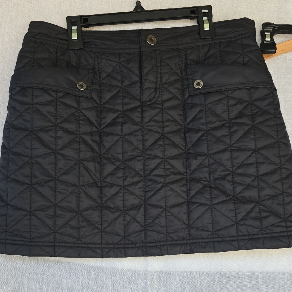 The North Face Black Quilted Mini Skirt